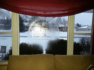 condensation on picture window