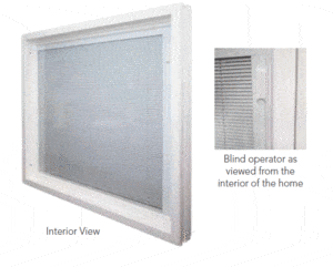 Provia Endure blinds in the windows.