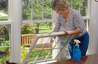 gilkey windows reviews cleaning and tilting a sash.