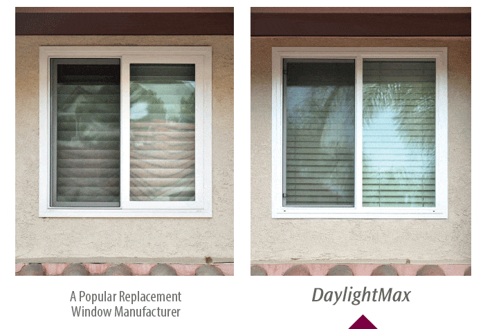 Simonton DaylightMax windows reviews.  See the difference in frame size for maximum glass area here.