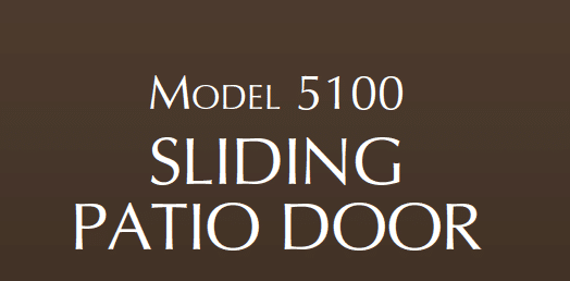 Gentek 5100 sliding patio door reviews