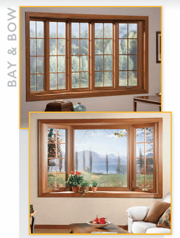 Sunrise Restorations bay and bow windows.